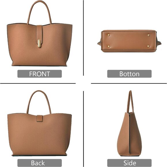Versatile Small Crossbody Handbag in Vegan Pebbled Leather – Gift-Ready Design - Picture 5 of 6